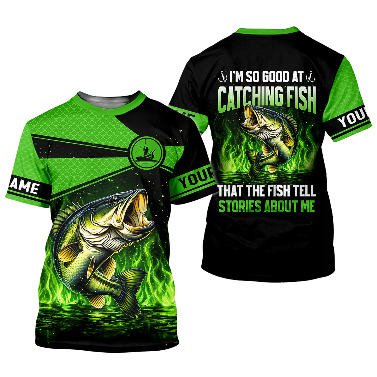 I’m So Good At Catching Fish That The Fish Tell Stories About Me Personalized Fishing Shirt For Women, Long Sleeve Fishing Shirt, Gift For Her