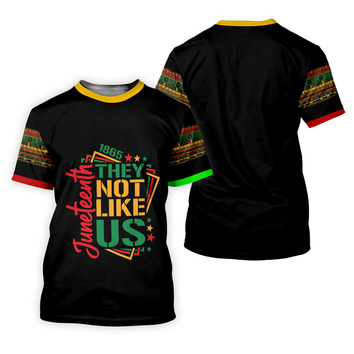 Juneteenth They Not Like Us 1865 Heritage Golf Polo Shirt, Golf Shirts For Women, Women's Golf Apparel
