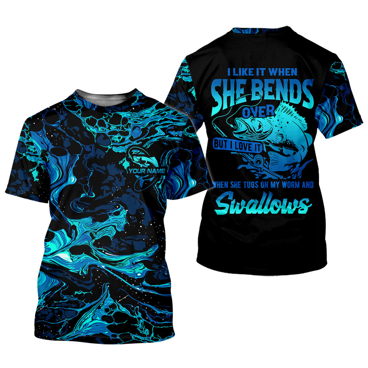 I Like It When She Bends Over Funny Fishing Shirt, Fishing Gifts For Men, SPF Shirt For Men