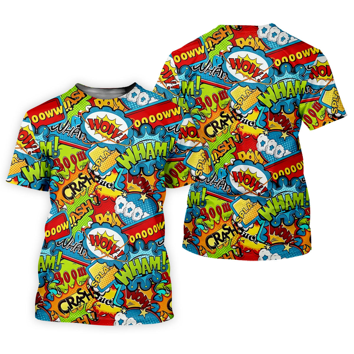 Funny Comic Pop Art Hawaiian Golf Shirt, Mens Golf Shirts, Golf Apparel For Men