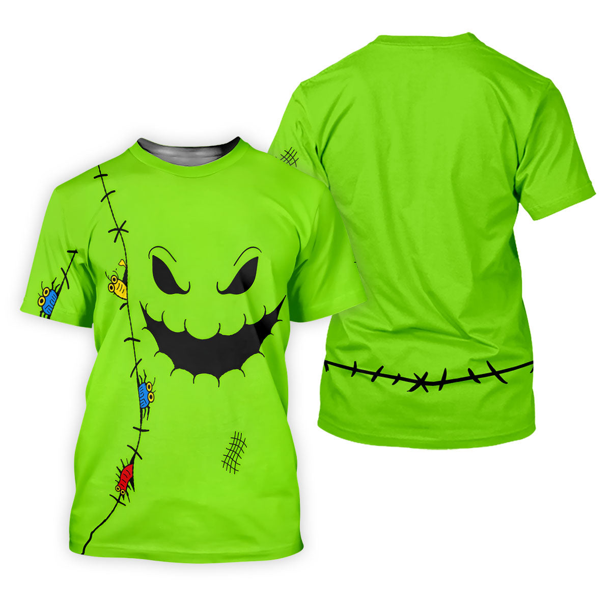 Halloween Monster Face Sleeveless Golf Polo Shirt, Mens Golf Polo, Golf Shirts For Men