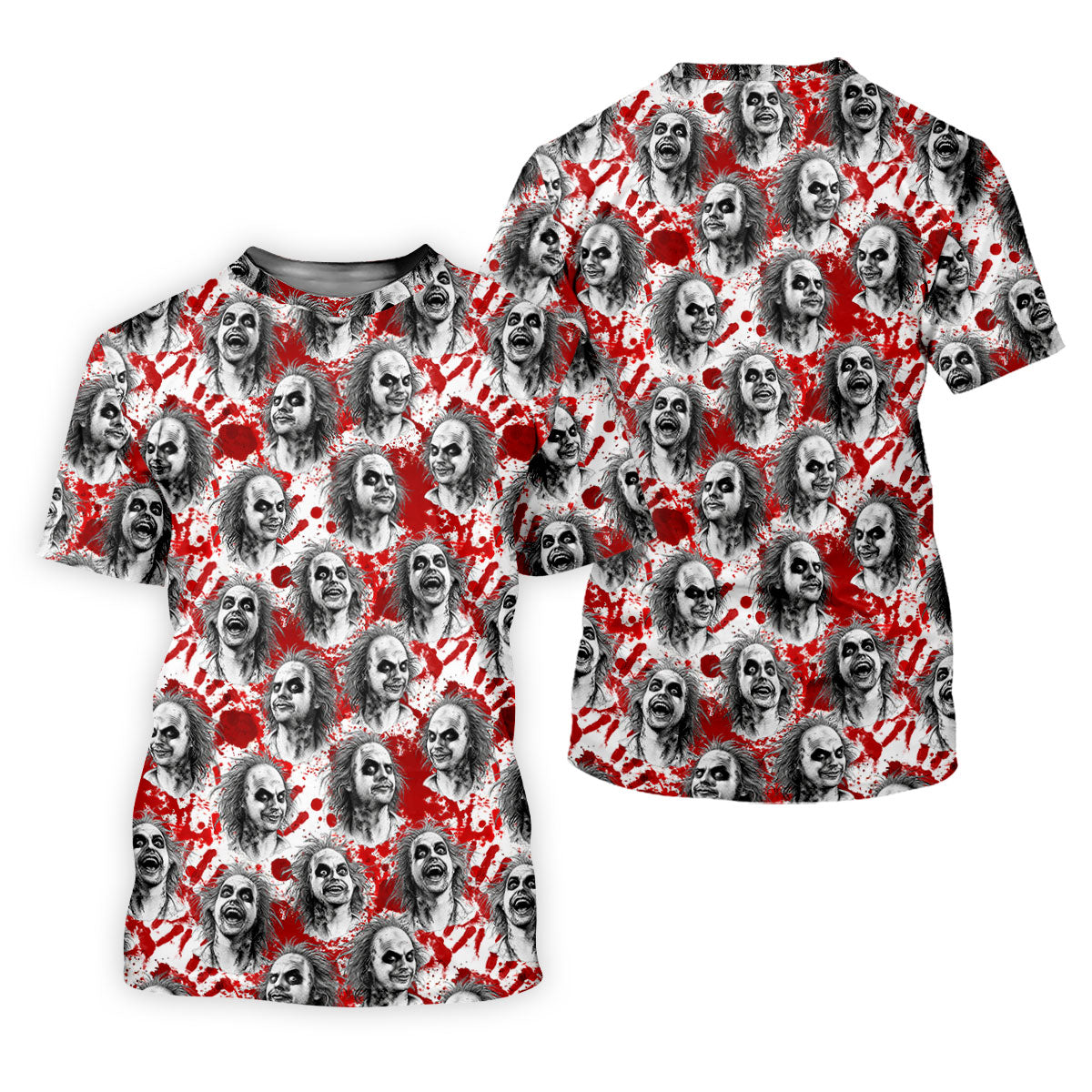 Halloween Horror Character Faces Polo Shirt, Golf Shirts For Women, Golf Polo For Women