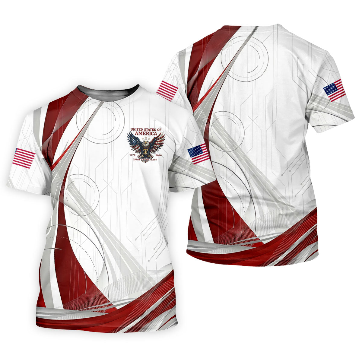 Vintage America 250 Eagle Golf Polo Shirt, Golf Shirts For Women, Women’s Golf Polo