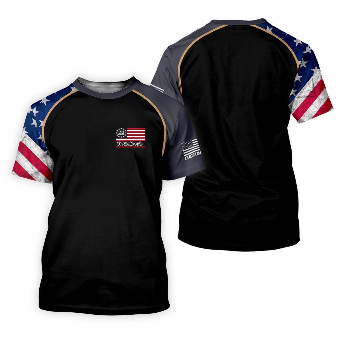 1776-2026 We The People 4th Of July Golf Shirt, Patriotic Golf Shirt, 250 Years Of America Women's Golf Tops
