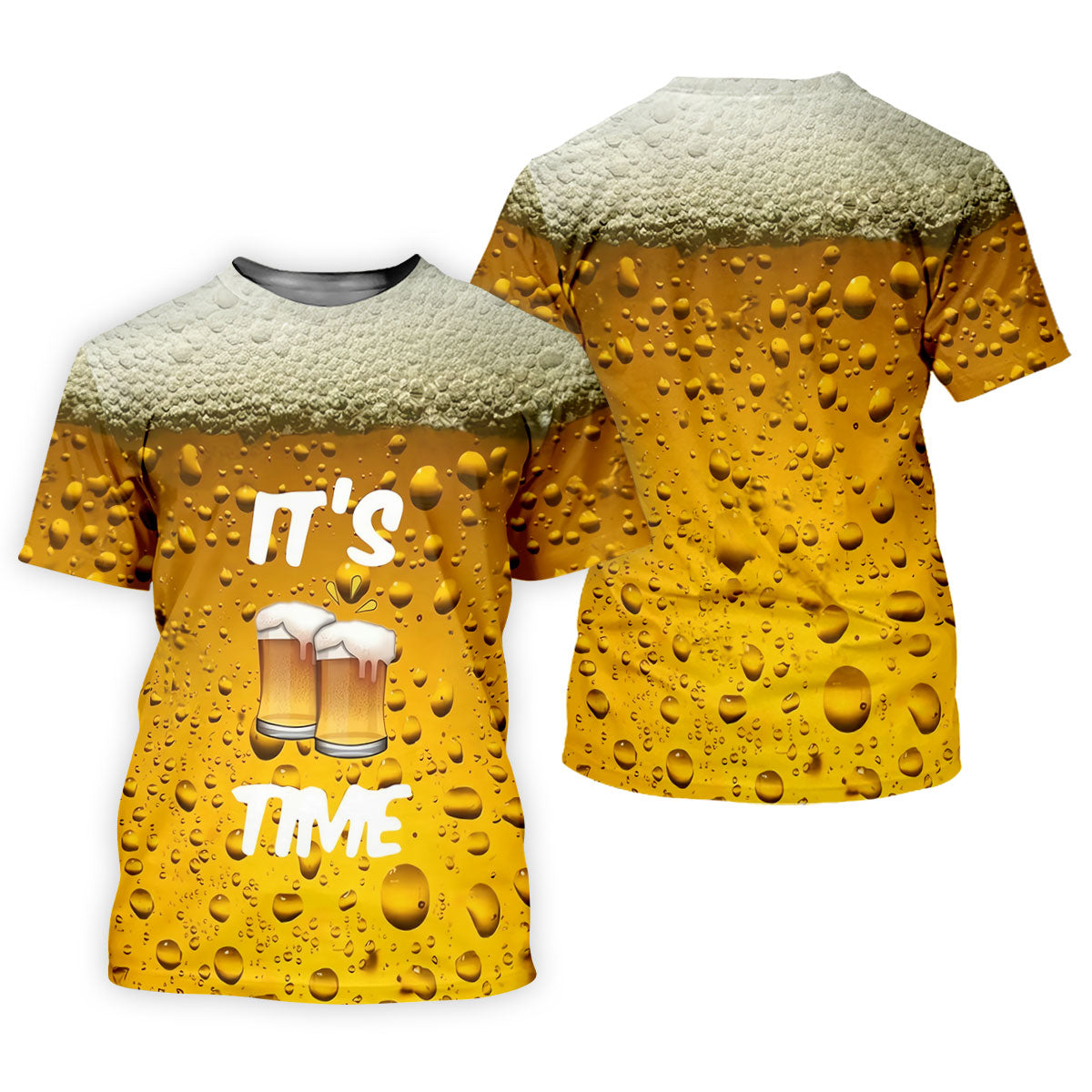 It's Time Golf And Beer Women's Golf Tops, Hawaiian Golf Shirt, Ladies Golf Polos