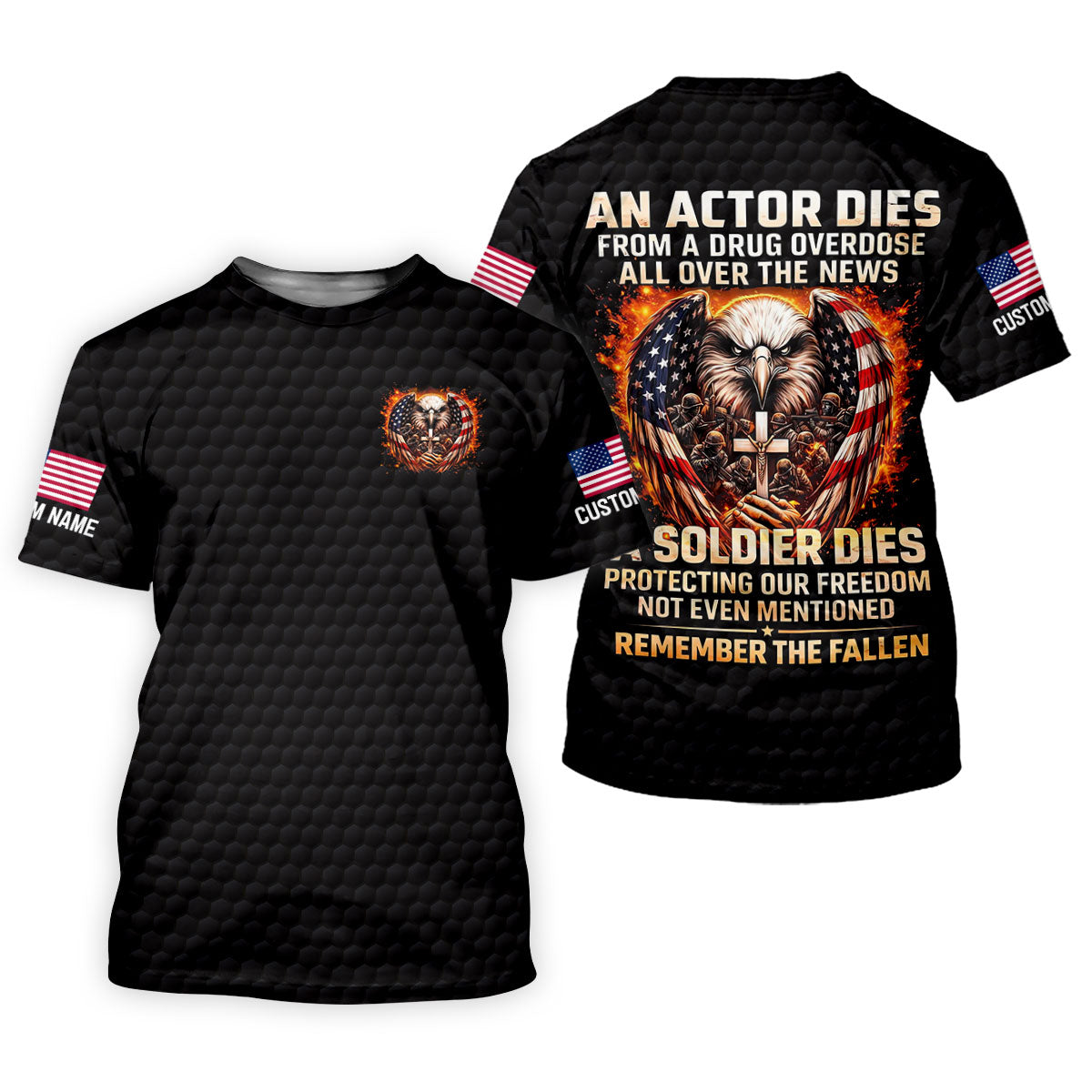 Remember The Fallen Faith Cross Patriotic Golf Shirt, 250 Years Veterans Day Memorial Golf Shirt For Women