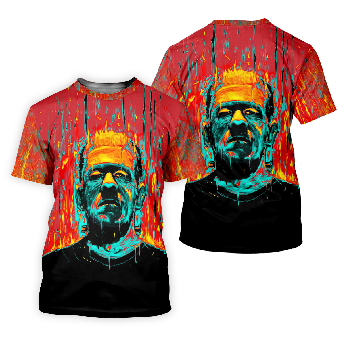 Horror Character Halloween Polo Shirt, Hawaiian Golf Shirt, Golf Shirts For Men