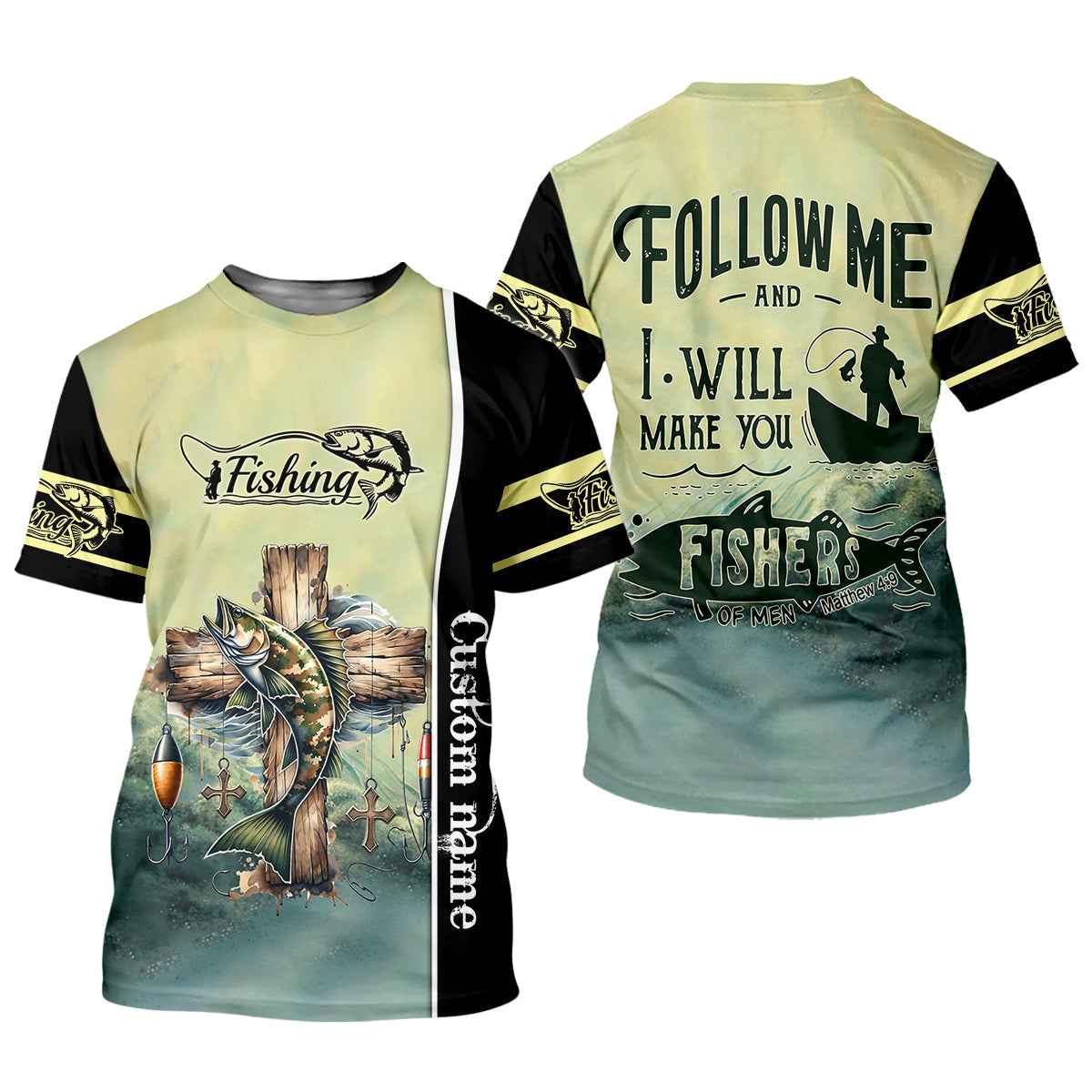 And I Will Make You Fishers Of Men Christian Fishing Women SPF Shirt, Female Fishing Shirts