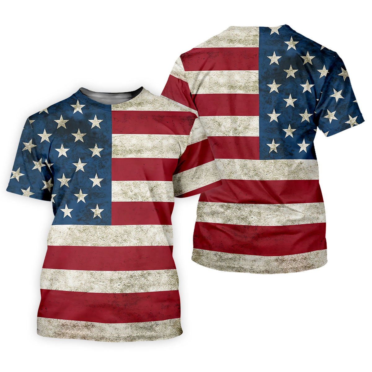 Distressed US Flag Golf Shirt, 250 Years Patriotic 4th Of July Golf Shirts For Men