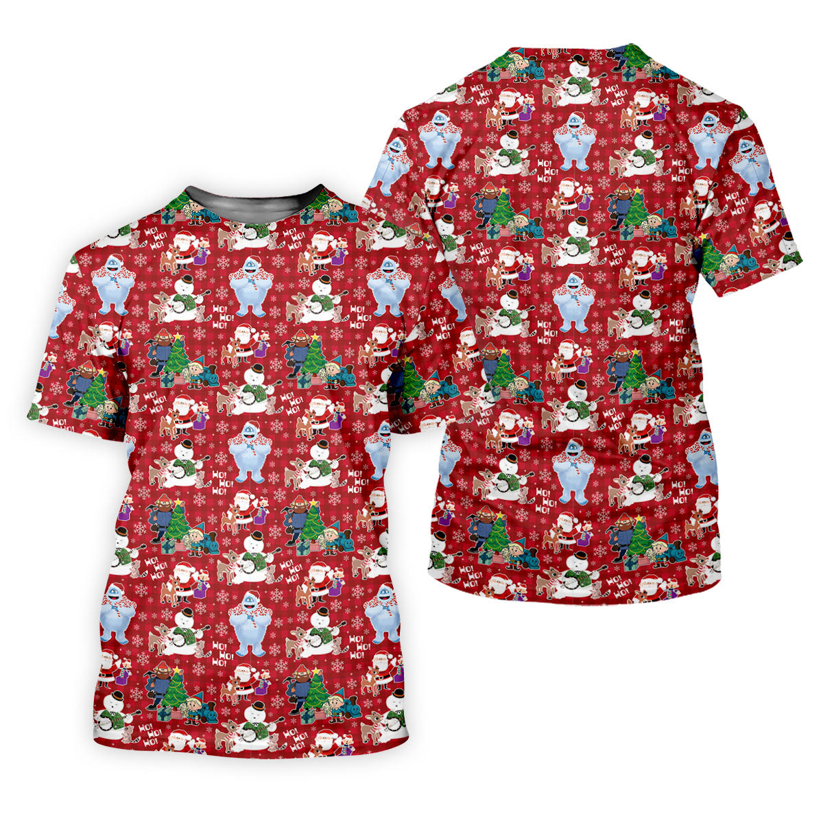 Ho Ho Ho Santa Yeti Women's Golf Tops, Christmas Golf Shirt, Ladies Golf Polos, Golf Gift For Ladies