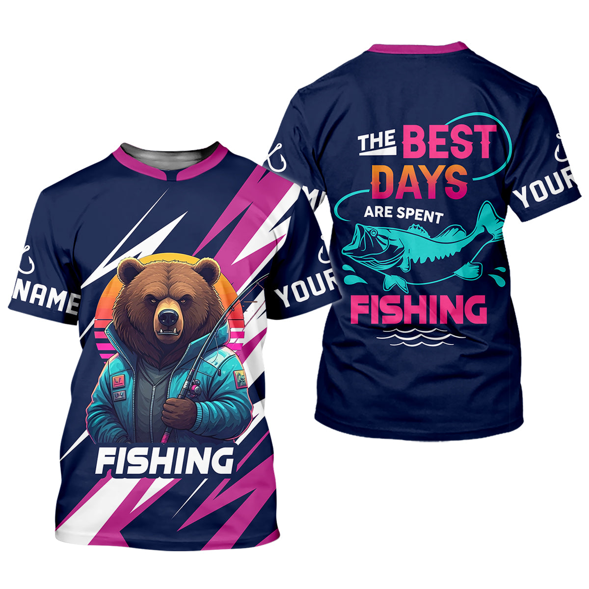 The Best Days Are Spent Fishing Shirt For Women, Fishing Gift Ideas, Female Fishing Shirts