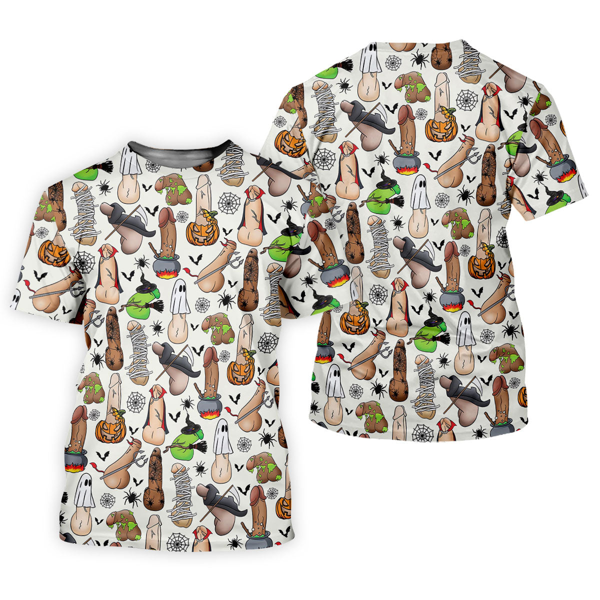 Funny Adult Halloween Pattern Golf Polo Shirt, Ladies Golf Tops, Golf Shirts For Women