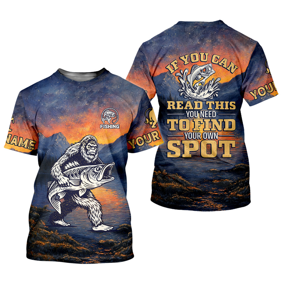 If You Can Read This – Find Your Own Fishing Spot Shirt, Fishing UPF Shirts, Funny Fishing Shirt