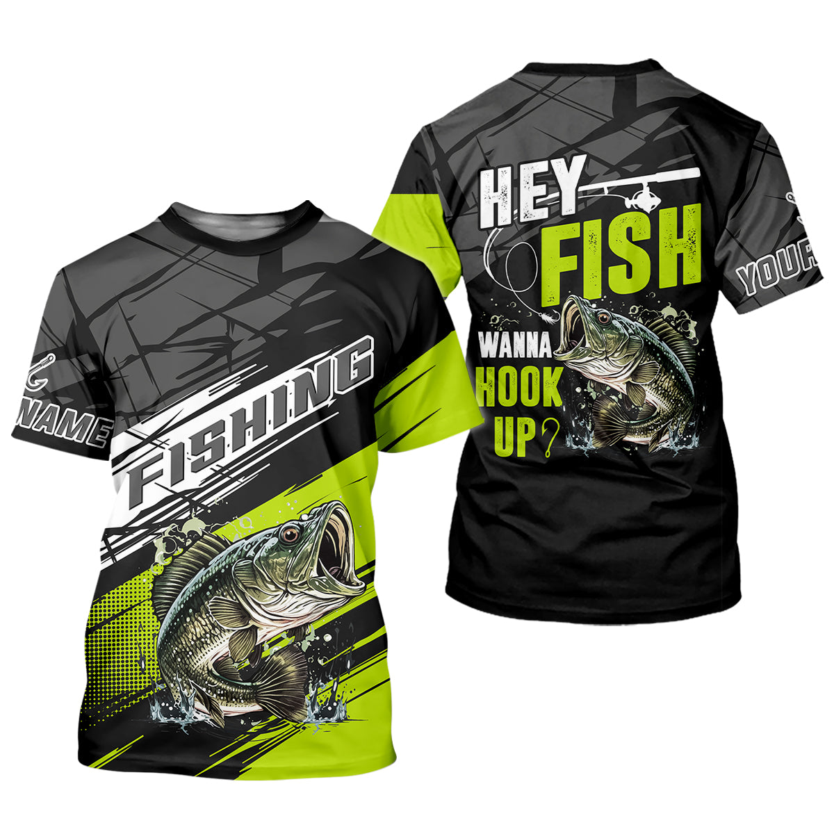 Hey Fish Wanna Hook Up Neon Fishing Women SPF Shirt, Funny Fishing Shirt, Fishing Shirt For Women
