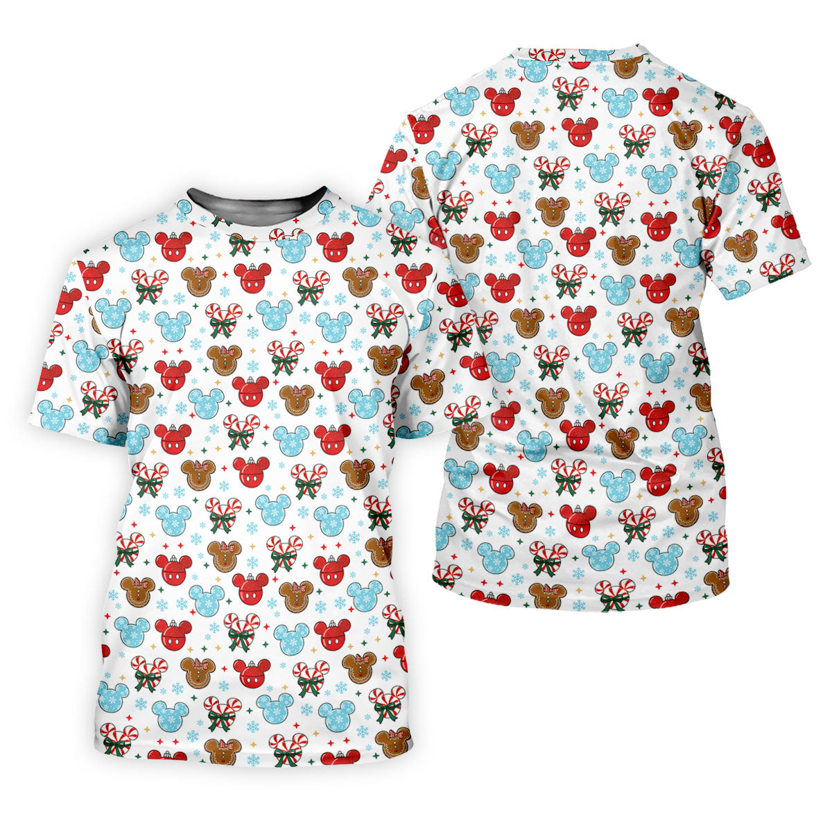 Funny Gingerbread Christmas Candy Cane Cute Women's Golf Clothes, Ladies Golf Shirts, Christmas Golf Shirt