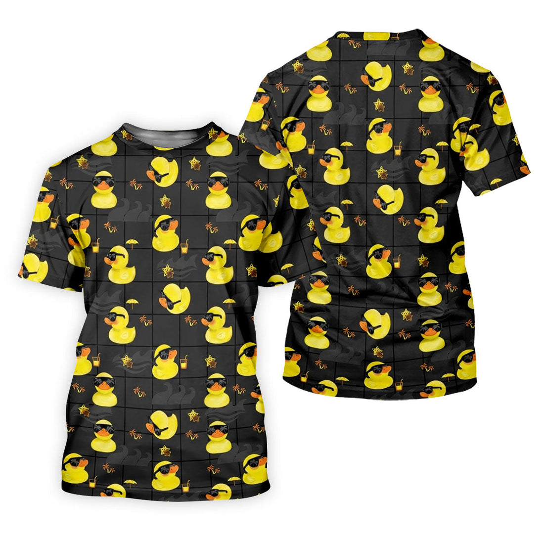 Yellow Rubber Duck Fun Women's Golf Shirts, Black Golf Shirt, Ladies Golf Shirts, Women's Polo Shirt