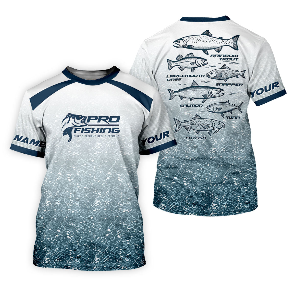 Pro Fishing Shirt for Men, Long Sleeve UPF Performance Fishing Shirt, Bass Angler Shirt