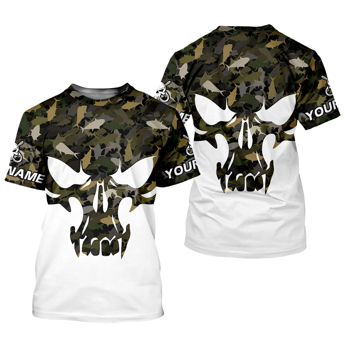 Deep Ocean Fishing Women SPF Shirt, Camouflage Fishing Shirts, Fishing Gift For Fisherwomen