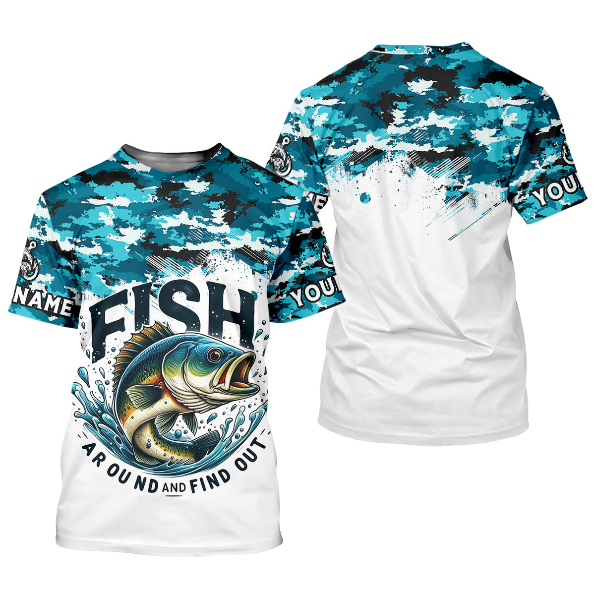 Fish Around And Find Out Bass Fishing Shirt, Long Sleeve Sun Shirt, Women SPF Shirt, Funny Fishing Shirt