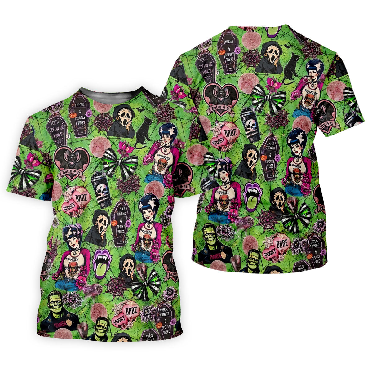 Halloween Horror Character Golf Polo Shirt, Womens Golf Polo, Golf Shirts For Women