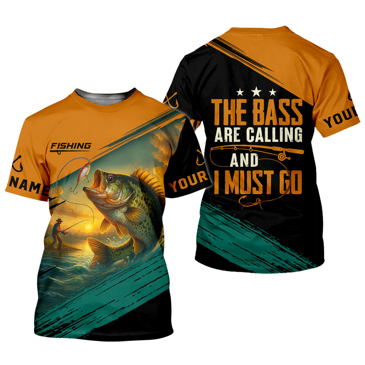 The Bass Are Calling And I Must Go SPF Shirt For Men, Gift For Fisherman, Largemouth Bass Fishing