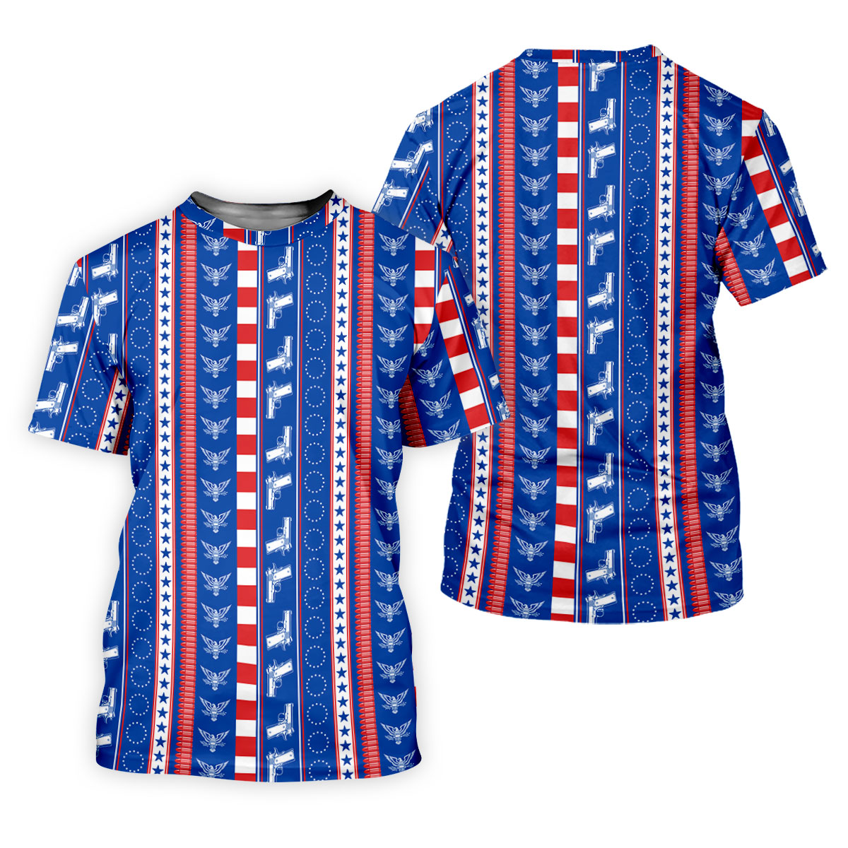 Red White Blue Army Theme Patriotic 4th Of July Golf Shirt, 250 Years Golf Shirt For Women