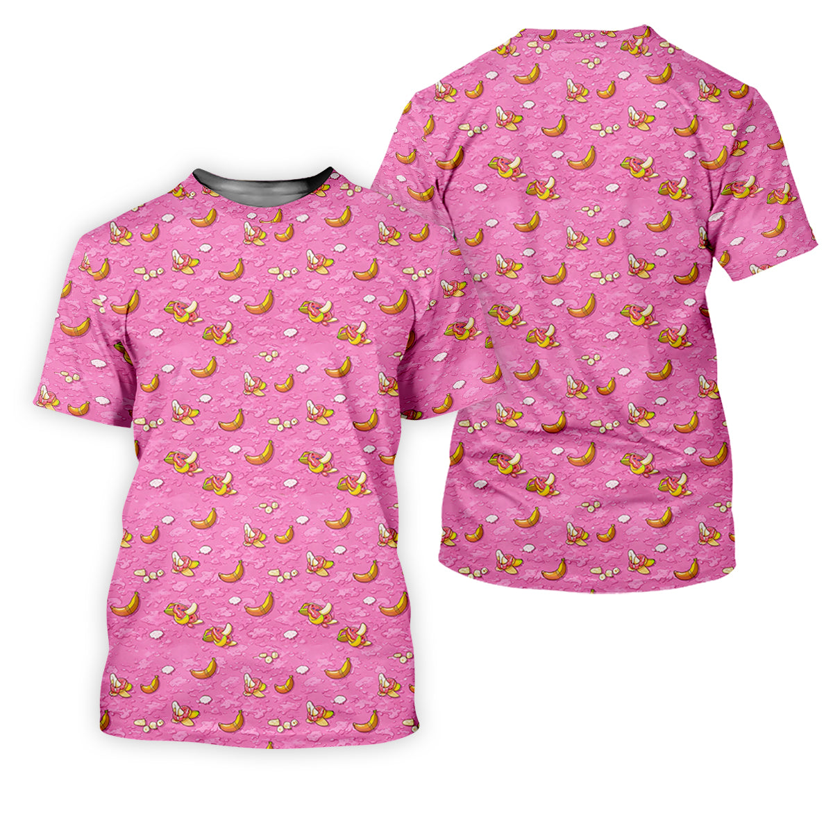 Banana And Donut Dirty Humor Pink Golf Shirt, Fun Women's Golf Shirts, Valentines Golf Gift, Ladies Golf Polos