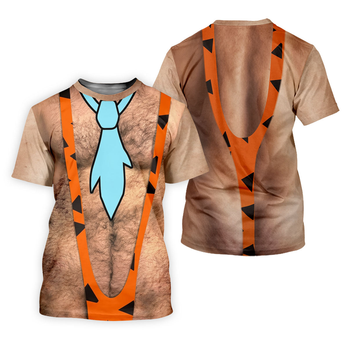 Funny Hairy Chest And Tie Halloween Costume Polo Shirt, Mens Golf Polo, Golf Apparel