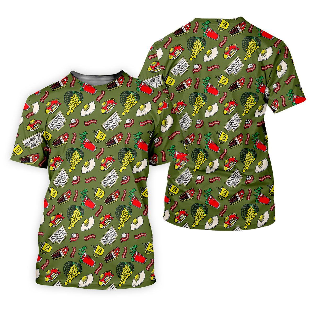 Breakfast Balls Golf Shirt For Women, Ladies Golf Shirts, Fun Women's Golf Shirts