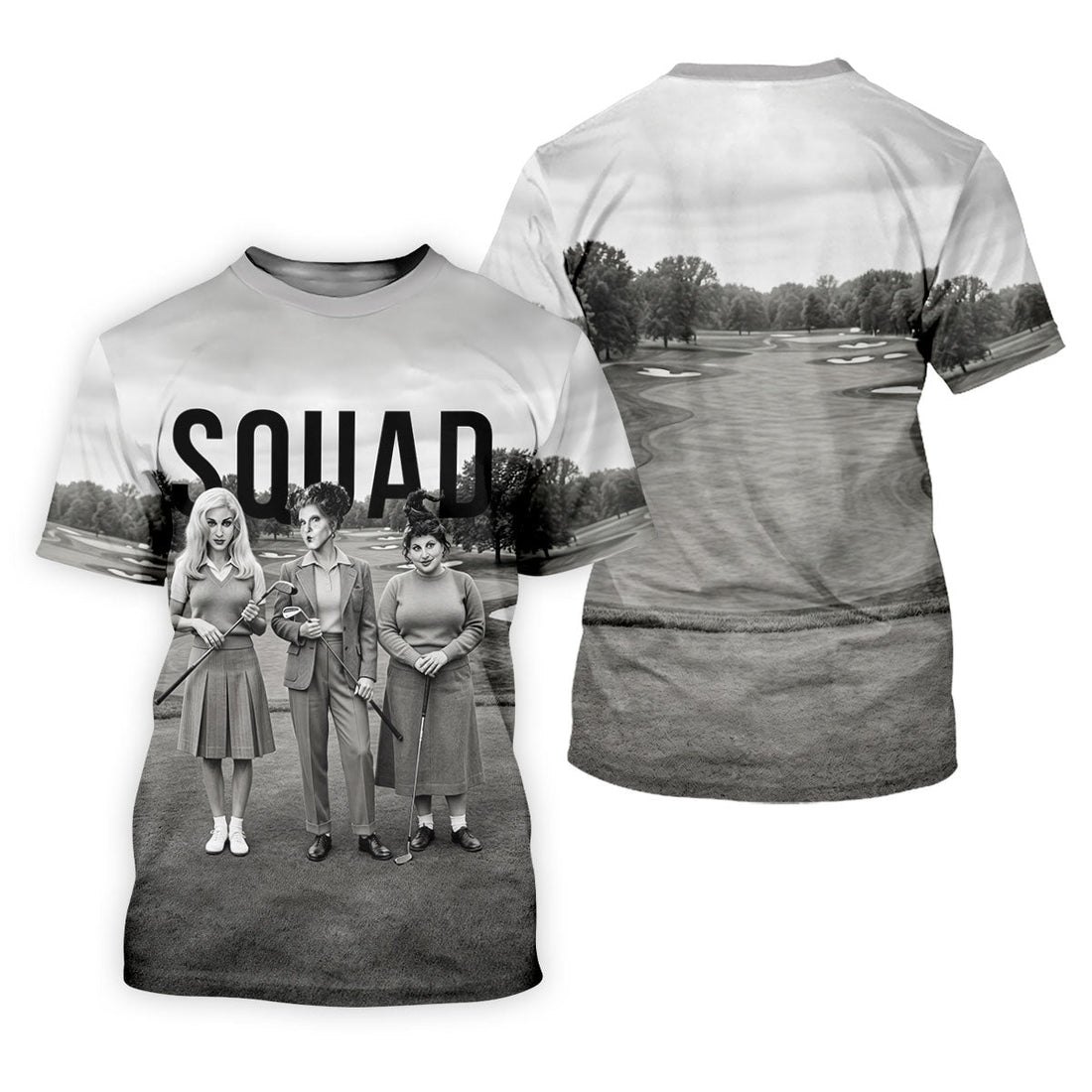 Halloween Witch Squad Golf Polo Shirt, Women's Golf Tops, Golf Polo For Women