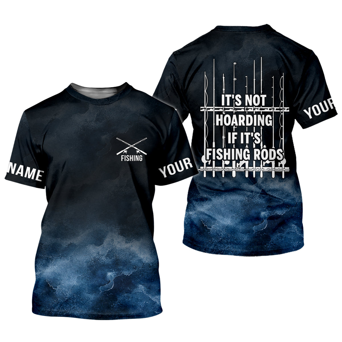 It's Not Hoarding If It's Fishing Rods Funny Fishing Shirt, Fishing UPF Shirts, Women Fishing Shirt