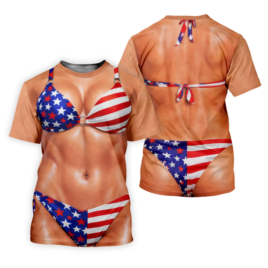 Naughty Fun USA Patriotic 4th Of July Golf Tops For Men, 250th Anniversary Golf Shirts For Men