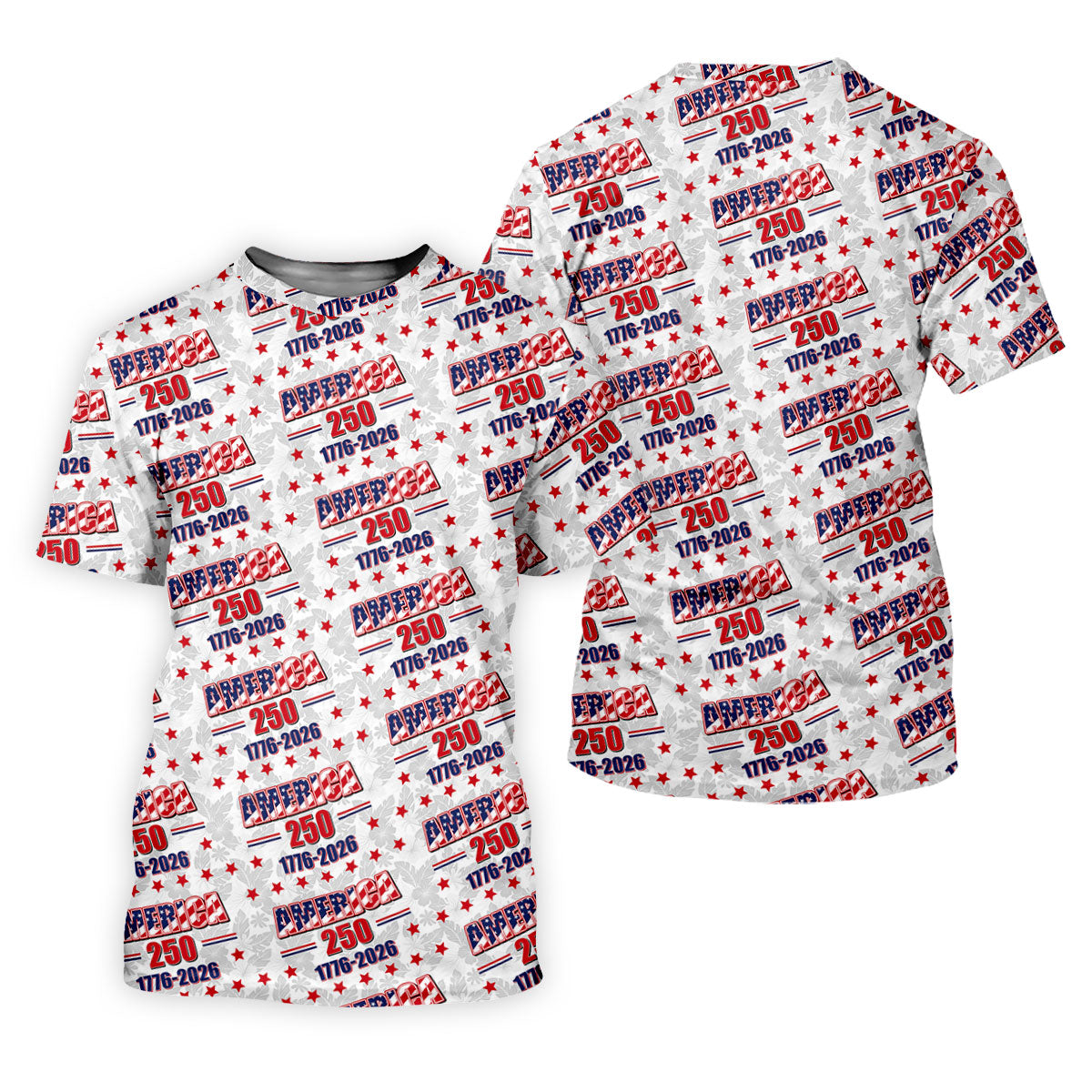 America 250 Tropical Floral 4th Of July Golf Shirt, Patriotic Golf Shirt, Golf Shirt For Women