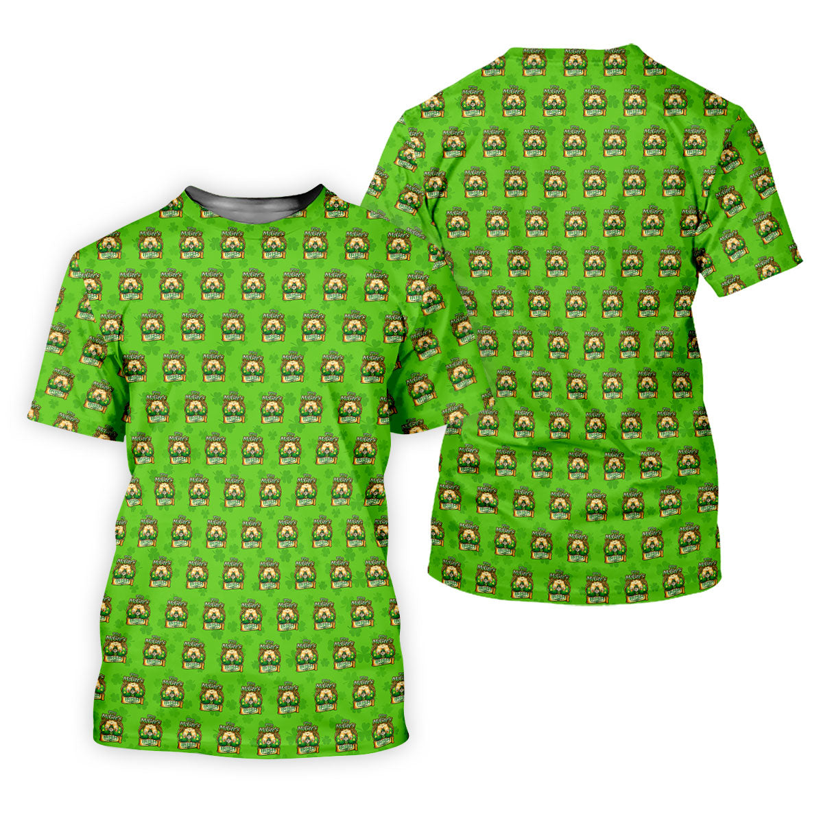 Green St Patrick's Day Funny Adult Shamrock Golf Shirt, Women's Golf Tops, Ladies Golf Polos