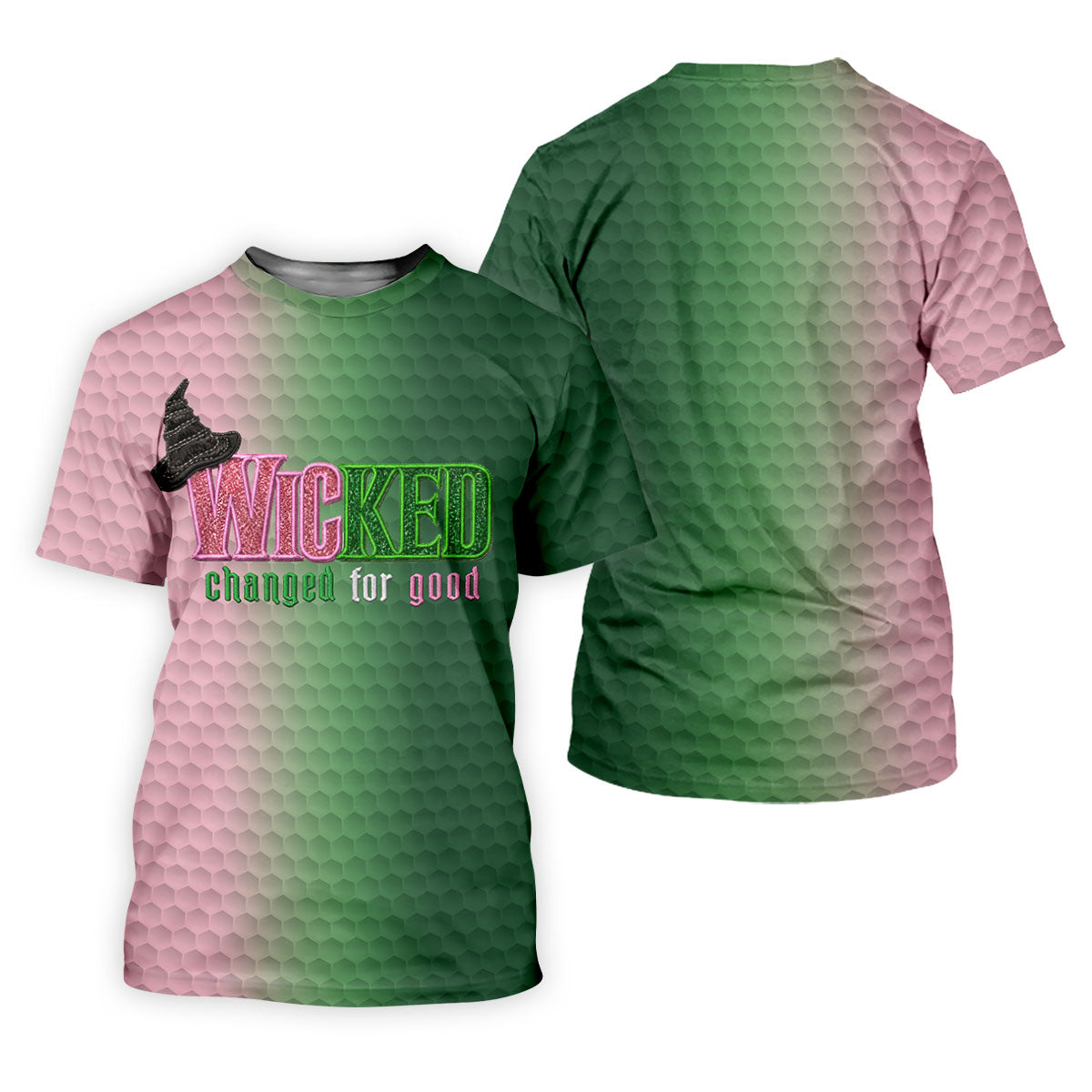 Wicked Changed For Good Halloween Shirt, Golf Polo Shirts For Men, Hawaiian Golf Shirt