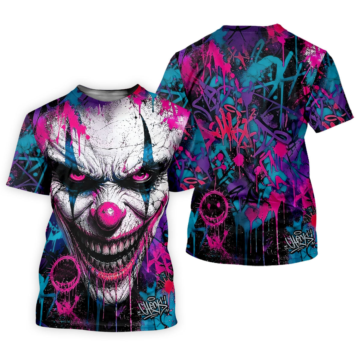 Halloween Horror Character Golf Shirt, Mens Golf Polo, Printed Golf Shirts