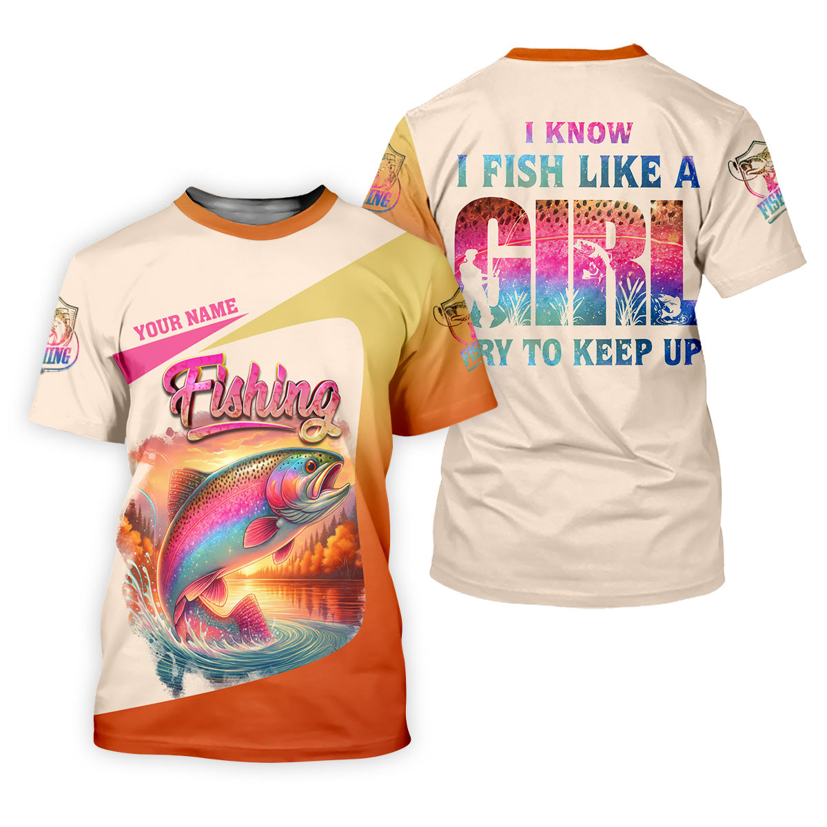 I Know I Fish Like A Girl SPF Shirt, Female Fishing Shirts, Funny Fishing Shirt