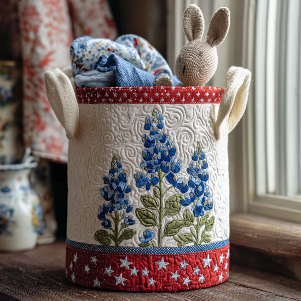 Texas Bloom Trail Laundry Basket Laundry Gifts, Housewarming Gift Ideas, Mother's Day Gifts