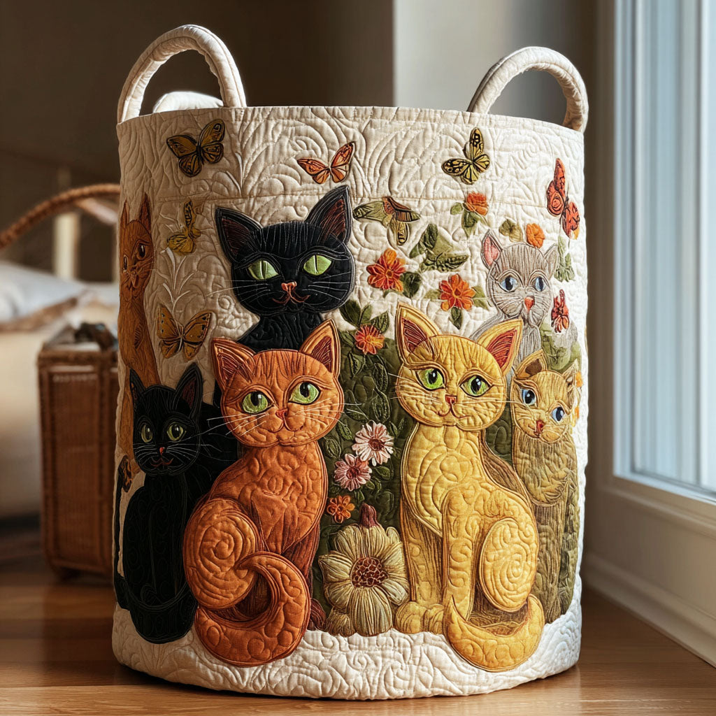 The Purring Parade Laundry Basket Laundry Gifts, Housewarming Gift Ideas, Mother's Day Gifts