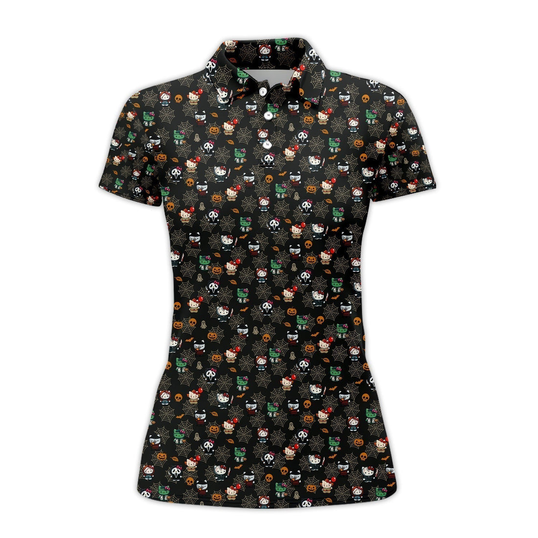Halloween Golf Shirt, Pattern Golf Shirt For Golfer, Funny Golf Shirt For Men