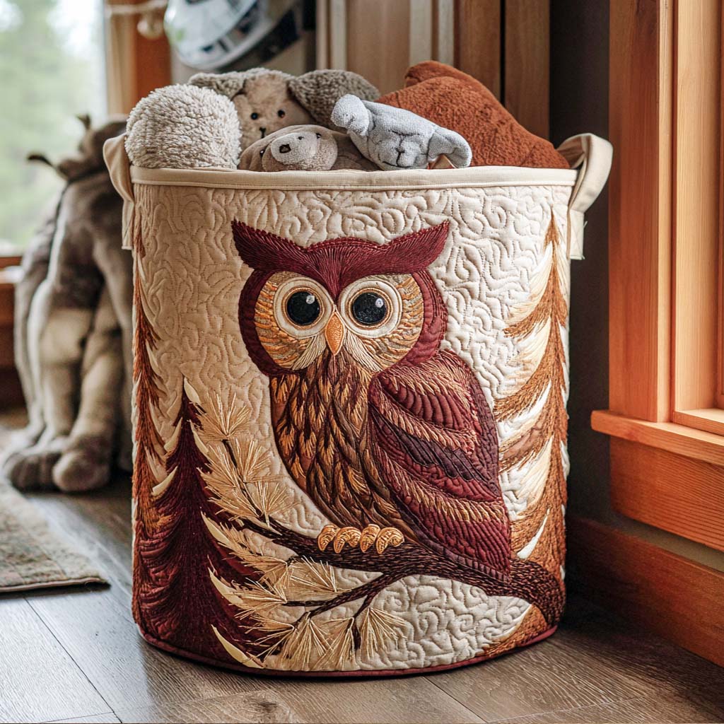 Wise Old Owl Laundry Basket Laundry Gifts, Housewarming Gift Ideas, Mother's Day Gifts