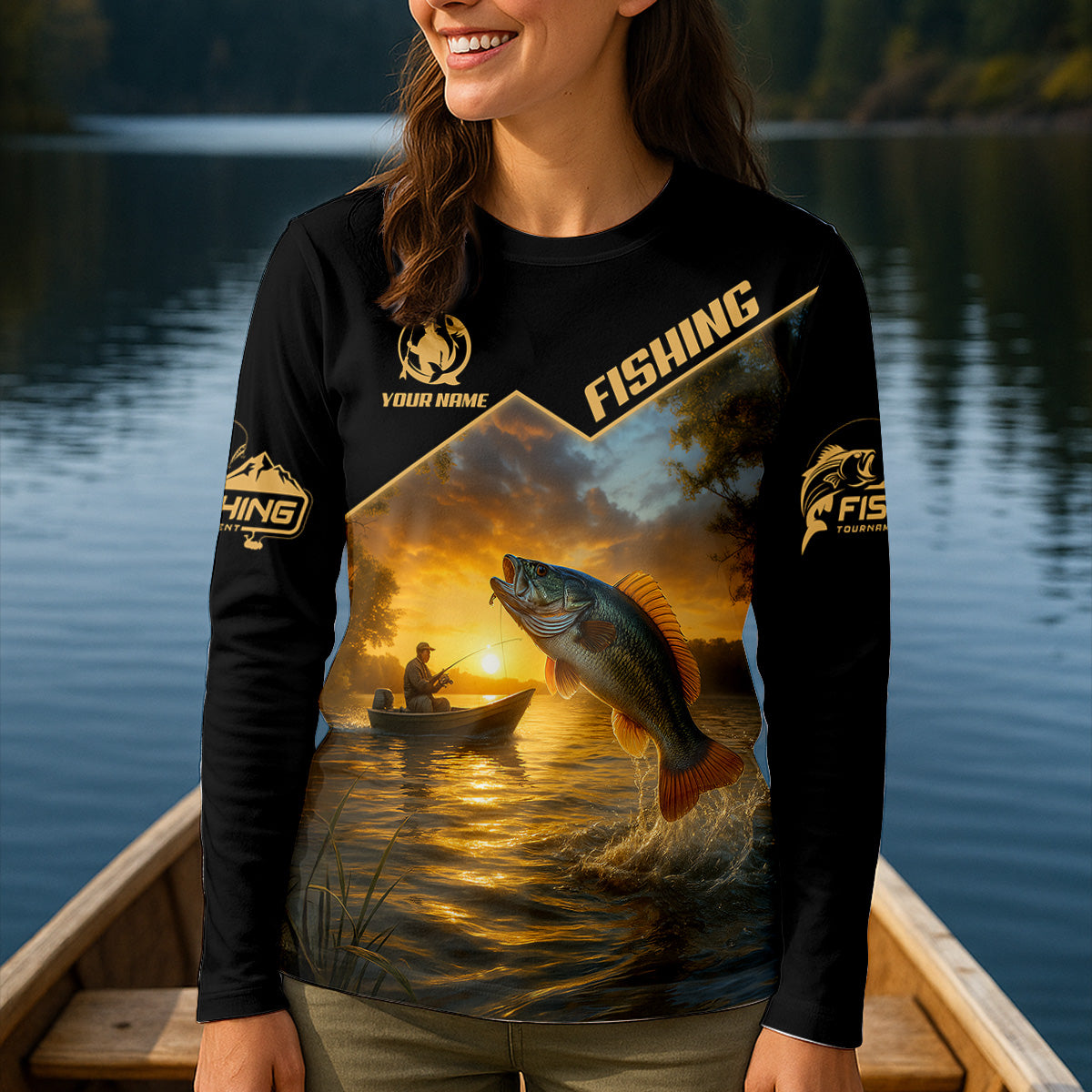 I Go Fishing Because I Like It SPF Shirt, Female Fishing Shirts, Funny Fishing Shirt