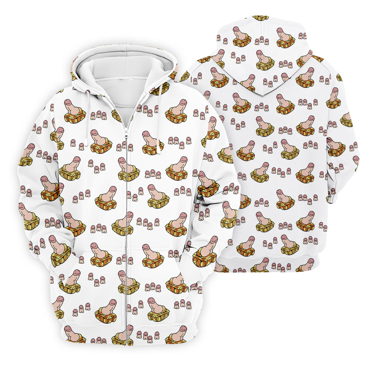 White Funny Adult Novelty Tank Pattern Golf Shirt, Golf Shirts For Men, Printed Golf Shirts