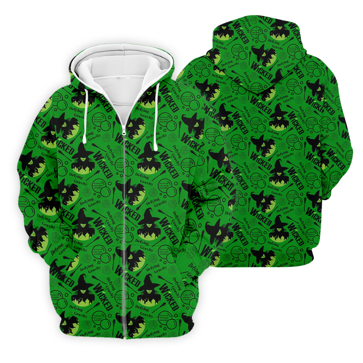 Green Witch Bubble Pattern Halloween Polo Shirt, Polo Shirts For Men, Men's Golf Shirt