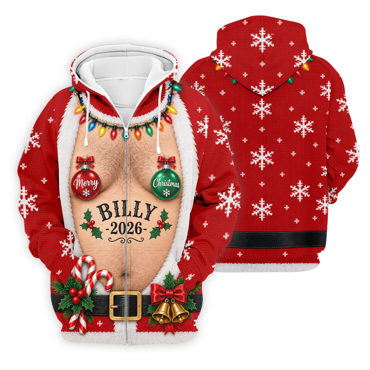 Custom Name Ornament Merry Christmas Golf Shirt, Mens Golf Shirts, Polo Shirts For Men