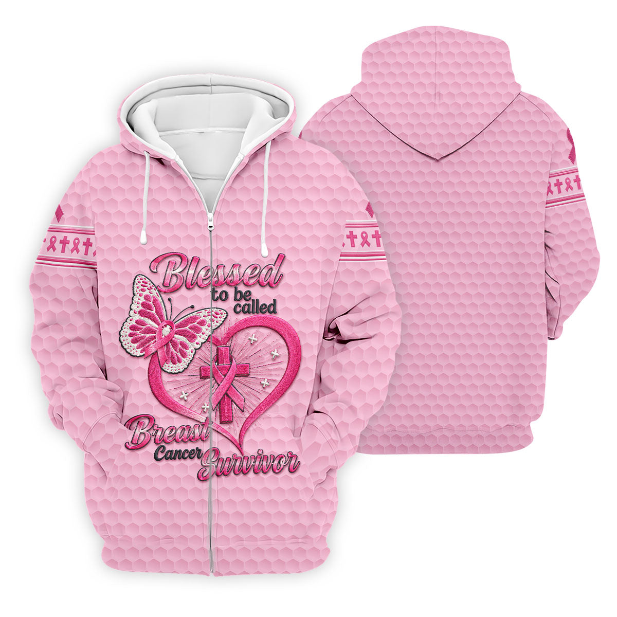 Blessed To Be Called Breast Cancer Survivor Golf Shirt, Mens Golf Polo, Golf Shirts For Men