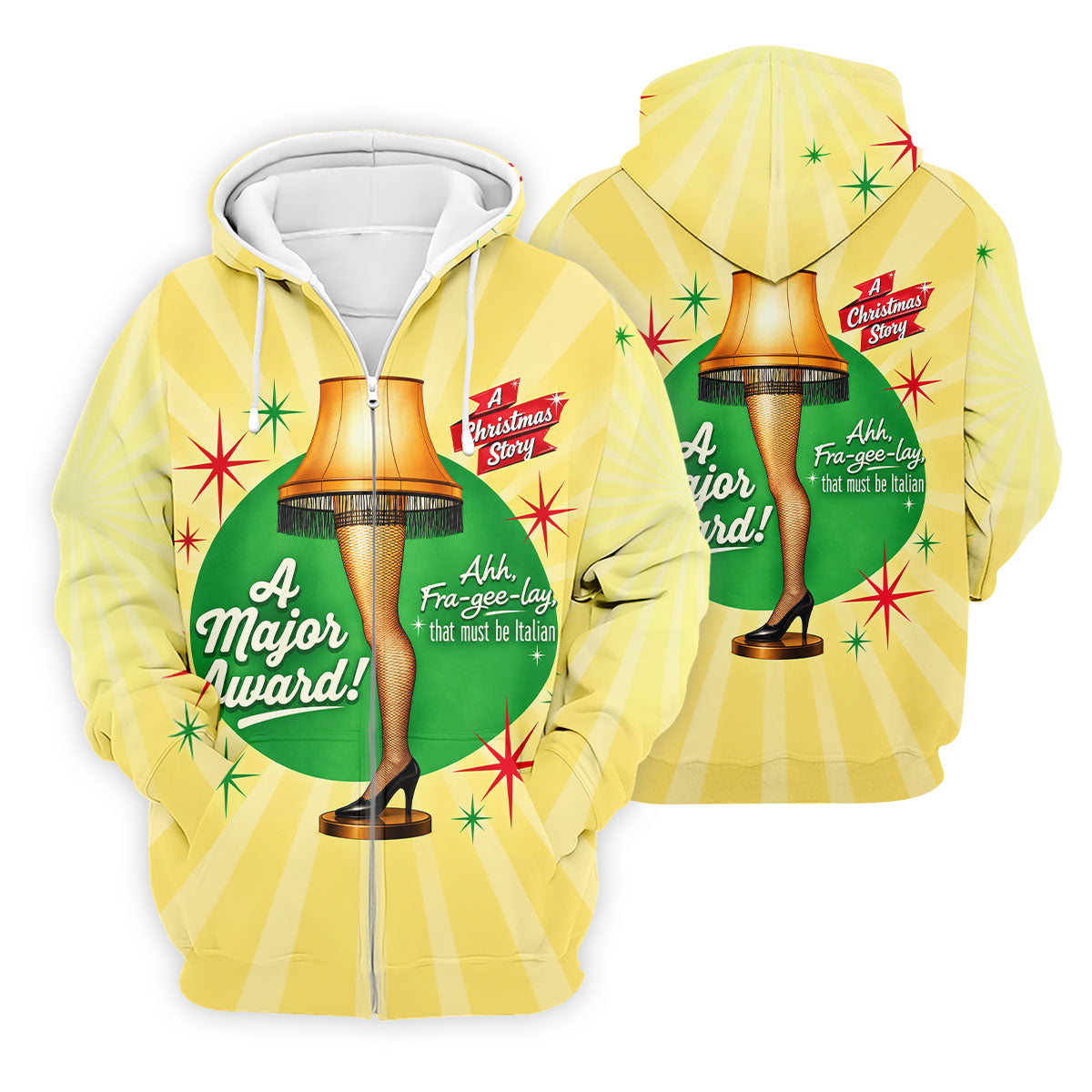 Christmas Leg Lamp Quote Golf Polo Shirt, Mens Golf Shirts, Polo Shirts For Men