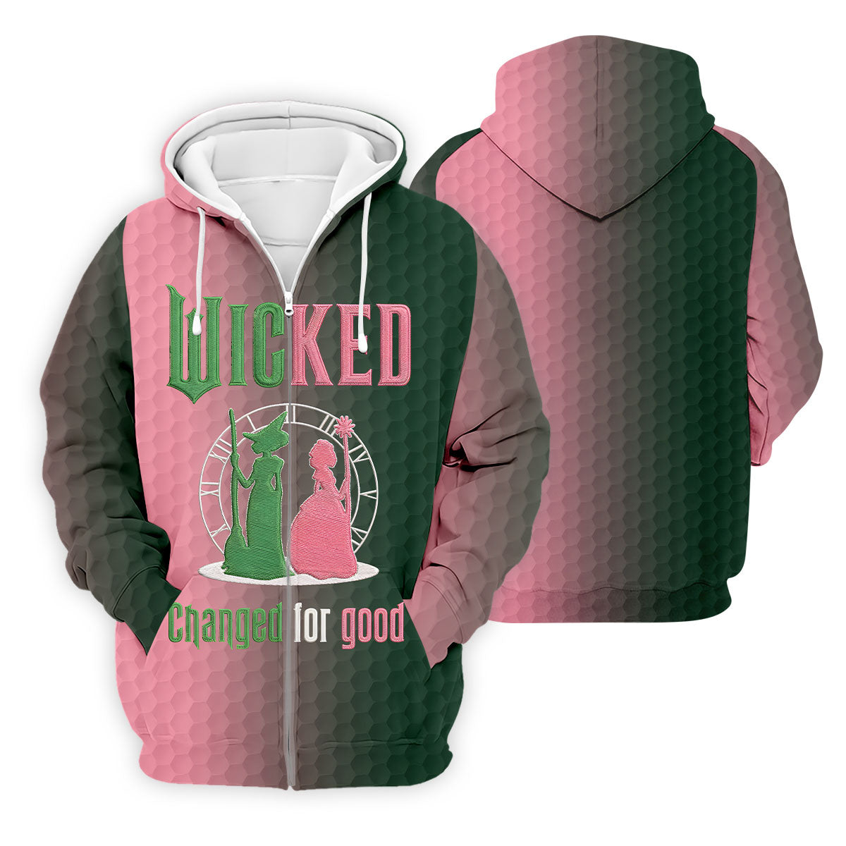 Wicked Changed For Good Embroidered Golf Shirt, Men's Golf Shirt, Hawaiian Golf Shirt