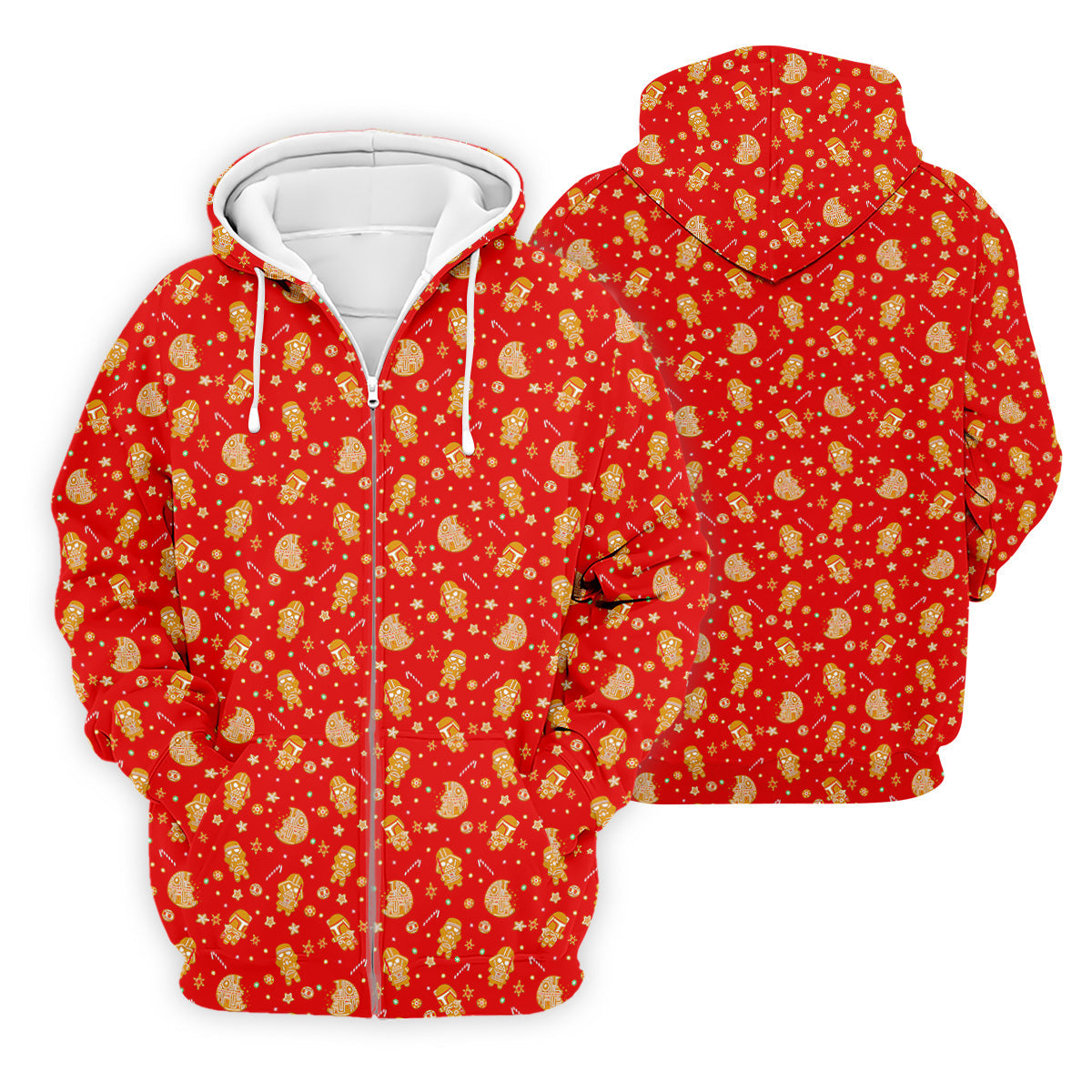 Gingerbread Character Christmas Golf Shirt, Red Golf Shirt, Polo Shirts For Men, Golf Gift For Men