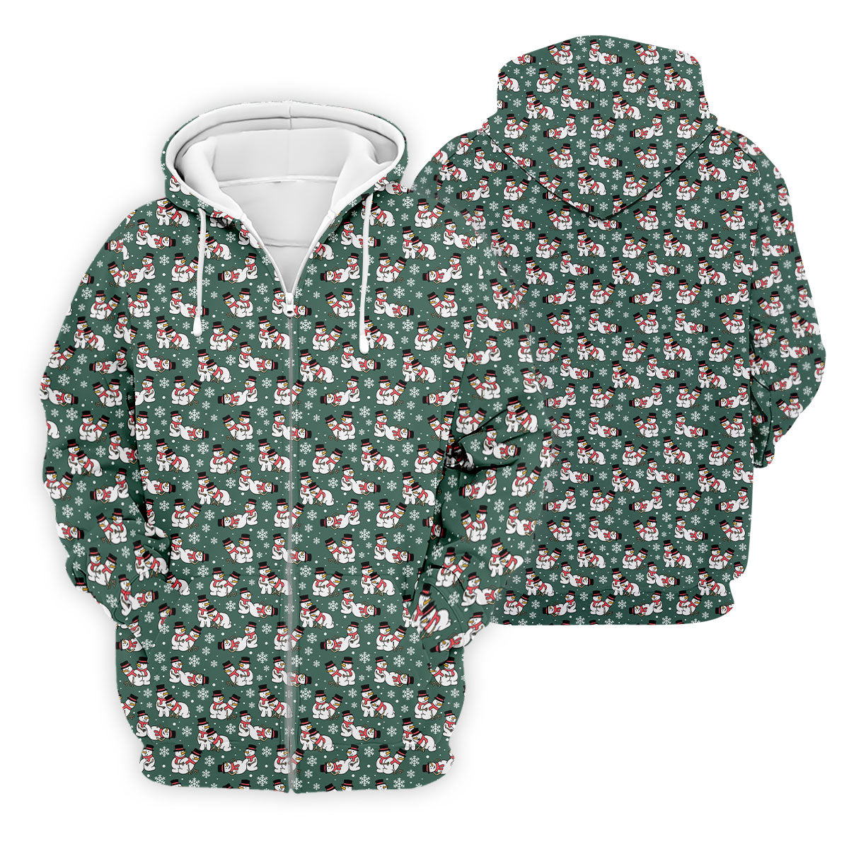 Naughty Snowman Green Golf Shirt, Christmas Golf Shirt, Fun Golf Shirts For Men, Polo Shirts For Men